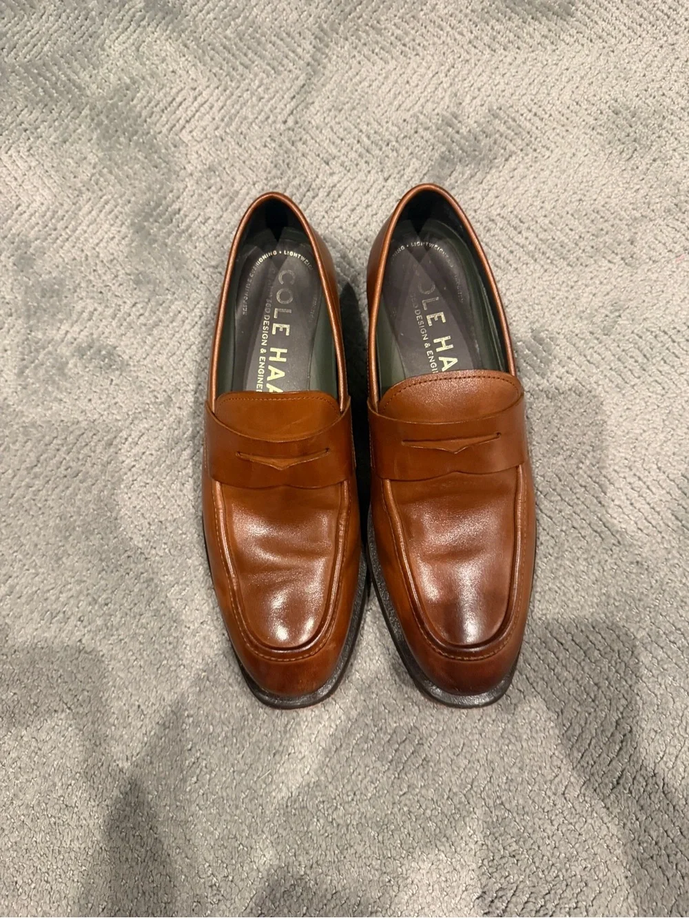 Cole Haan Chestnut 360 Leather Slip-On Loafers